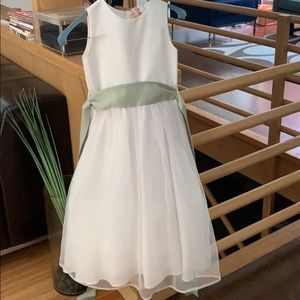 White Flower Girl Dress